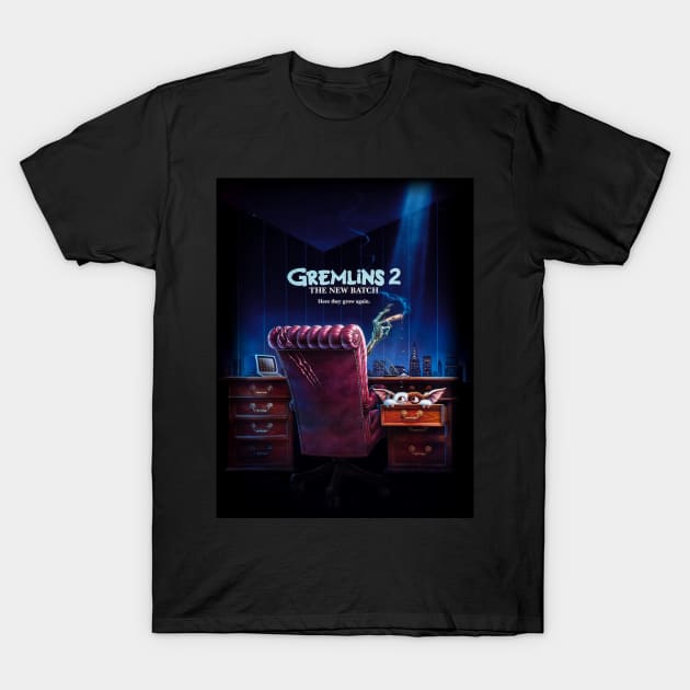 Gremlins 2 Full Poster T-Shirt by Edumj